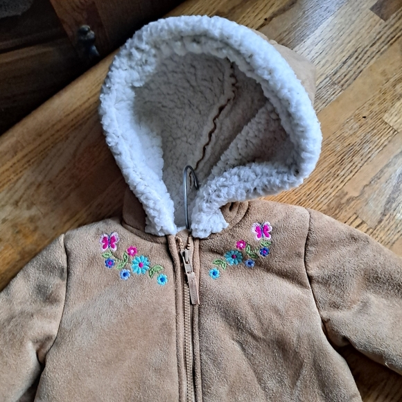 Little Me Faux Suede Boho Jacket - Picture 2 of 6